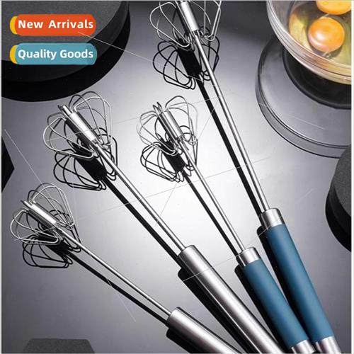 Household semi-automatic whisk manual handheld press type cr