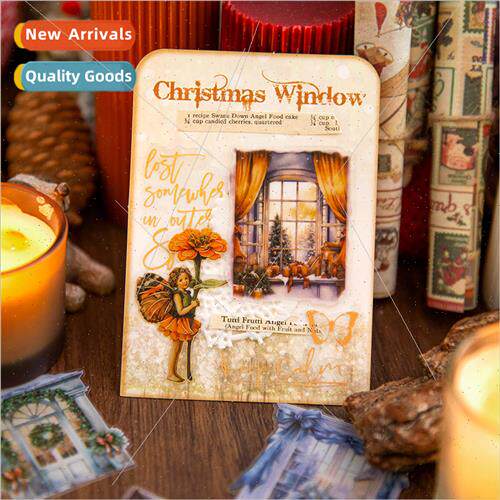 Christmas Window Series Vintage Town Castle Cottage  Handboo