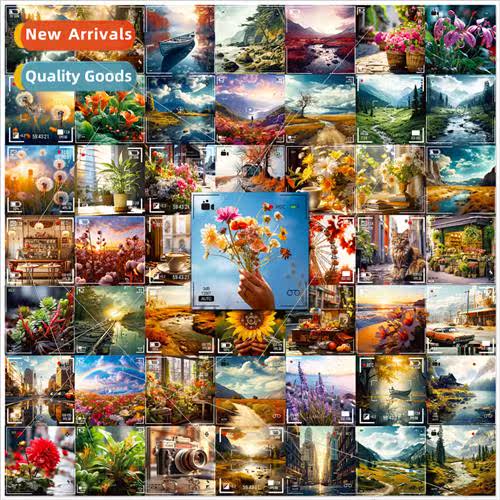 50 Photography Time Decoration Stickers Handbook Cartoon Mug