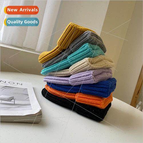 New Korea knitted cap female fall and winter warm ear protec