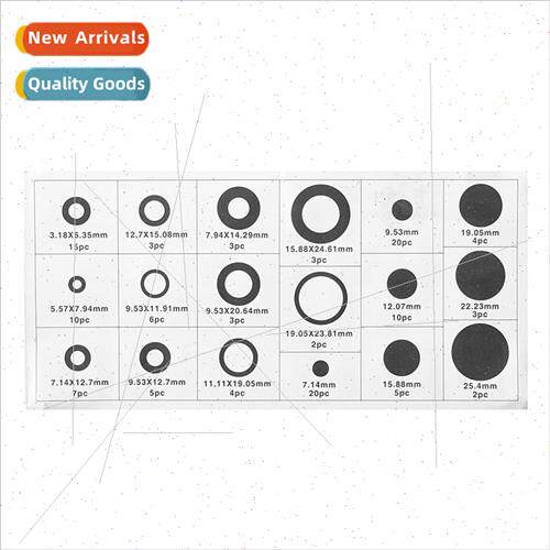 125-Piece Rubber Seal Ring Shape Seal Ring Plug Wire Seal Ri