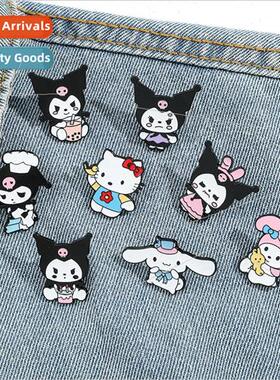 Cute cartoon Sanrio brooch soft cute Kulome kt cat Melody me