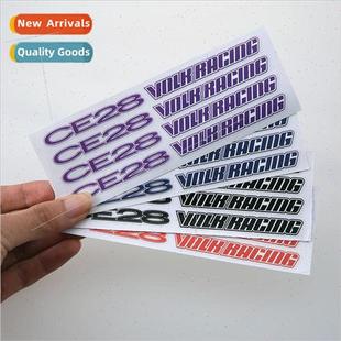 modified racing wheel car tire CE28 sticker volk