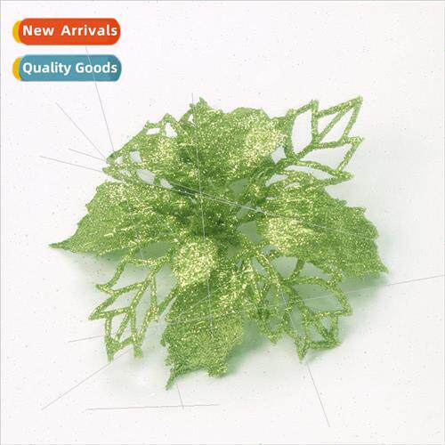 2023 new sprinkle powder hollow Christmas flowers Christmas