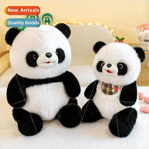 Cute sugar asure panda doll plush toys girls bed cushion dol