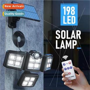 wall light split new waterproo rotating solar head 2021 four