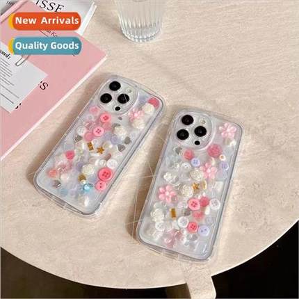 Pink Stereo Button IPhone13/14ProMax Drip Apple 14/12 Case