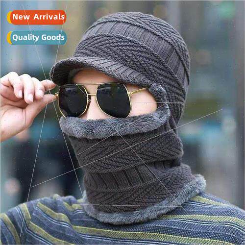 Woolen hat men winter Korean cycling knitted cap winter thic