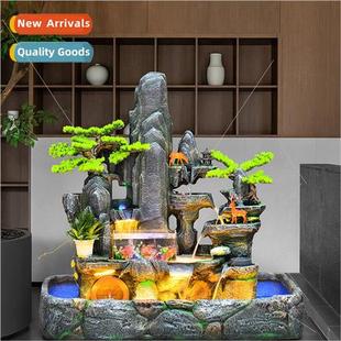 pond water fountain Large ornaments fish floor villa rockery