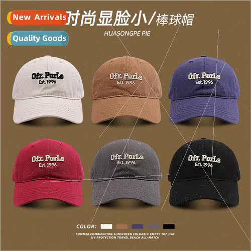 Couple  show face small baseball cap female big head circumf