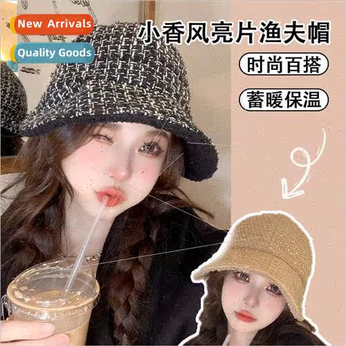 Autumn and winter small perfumed wind fisherman hat children