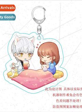 Anime  acrylic double-sided pendant light and night love  Yi
