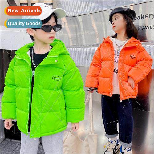 Childrens childrens down jacket girls 2021 new boys wash-fre