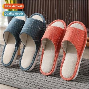 female slippers summer home pla Cotton furnishing linen