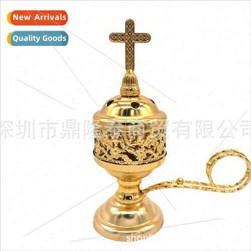 Incense burner household sandalwood incense burner light lux