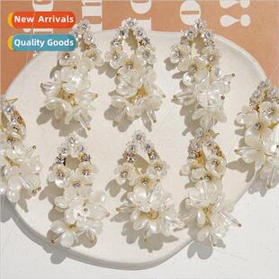 ght luxury super fairy tassel rhinestone beaded flowers diy