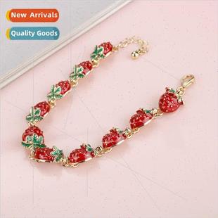 bracelet fruit creative delicate fresh Strawberry