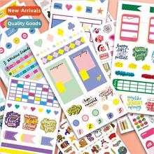 12 collage cartoon ins girl heart small fresh dialog box doo