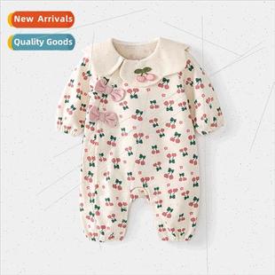 female Chin fall clothes and baby Baby onesie spring