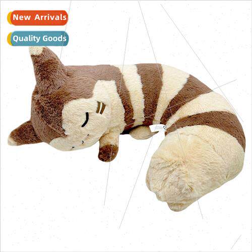 New Furret plush big tail standing neck pillow plush toy plu