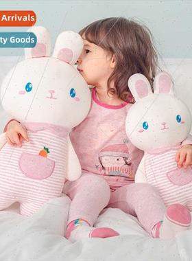 New cartoon rabbit doll pillow bed sleep clip legs pillow ch