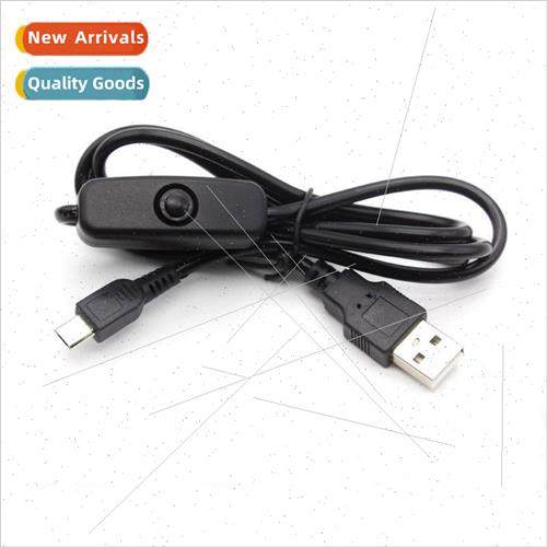 Raspbrry pi 1 meter USBTO MICRO USB with switch power cable