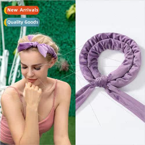 Lazy Bow Hair Tie Hair Curl Sleeping Curl Magic Big Wave Hea
