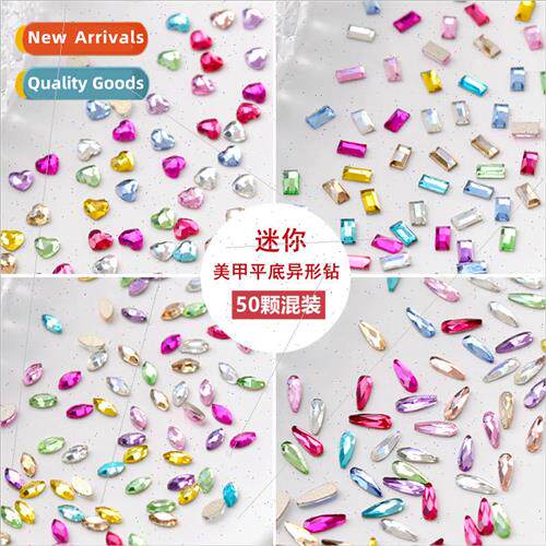 Nail jewelry mini small size fingertip diamond color shaped