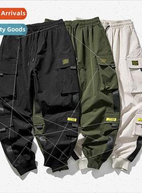 Work pants mens  loose bunch of mens casual pants men Korean