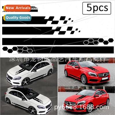 X-285 Car de Skirt Stripe DIY Decals Motorsports Lacquered W