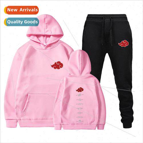 Mens suit new Japanese Naruto cloud printing pullover hoodie