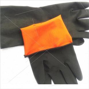 Small Latex Wrinkle Gloves Puncture Resistant Chemical Resis