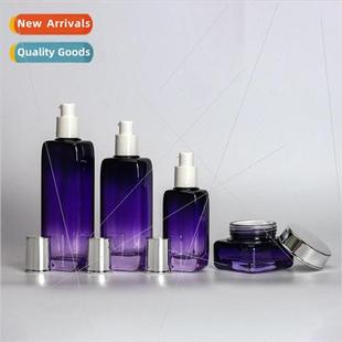 Cosmetic Packaging Glass Lotion Bottle Spray Pressure Pump B