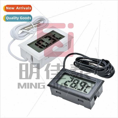 Electronic thermometer with waterproof probe to measure the