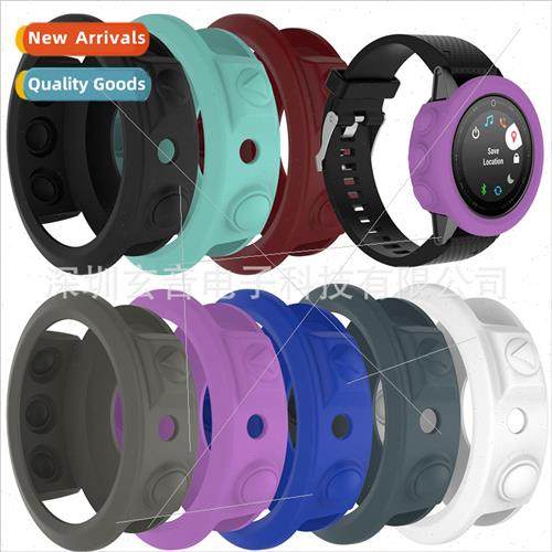 适用 Garmin fenix 5S Silicone Protective Case Solid Color Dr