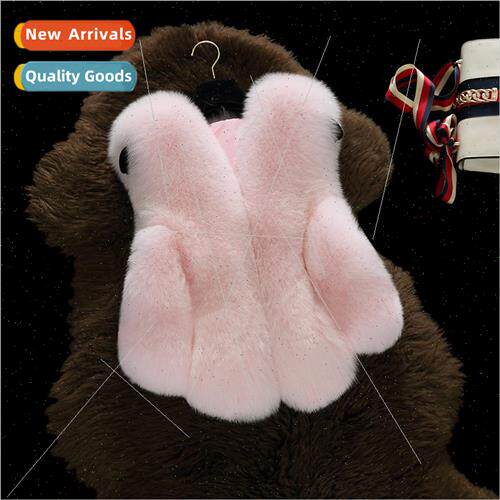 Autumn and winter new childrens coat childrens fur vest girl