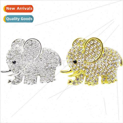 Car Crystal Elephant Air Freshener Diffuser Air Vent Vent Cl