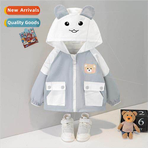 Korean  of the childrens long-sleeved jacket boys fall new g