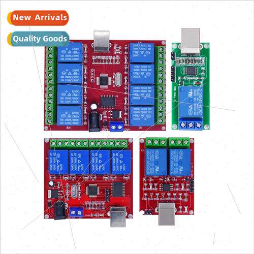 Drive-free/usb control switch 1/2/4/8 way relay module/compu