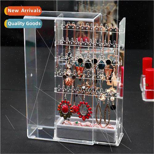 New acrylic transparent multi-layer necklace display rack ea