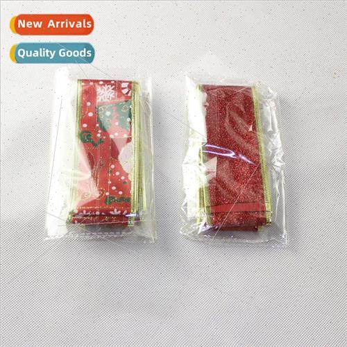 2023 New 2m/pack Velvet Christmas Decoration Ribbon Christma