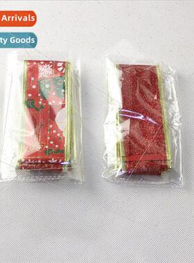 2023 New 2m/pack Velvet Christmas Decoration Ribbon Christma
