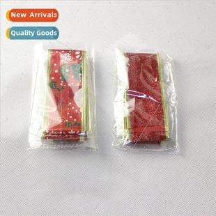 pack Velvet Christmas 2023 Ribbon Decoration Christma New