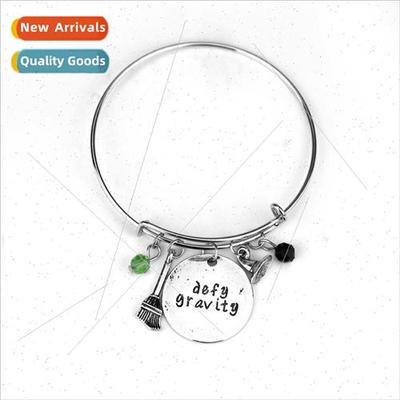 Movie s defy gravity letter alloy bracelet