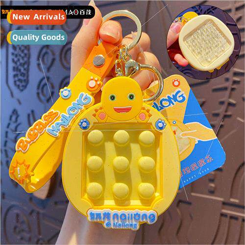 decompression milk dragon pinch music keychain female cute e