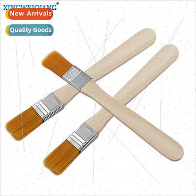 Dusting small brush Wooden handle cleaning nylon small brush