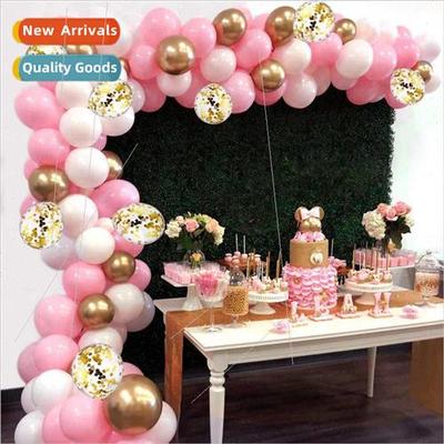 Pink Color Balloon Garland Kit Arch Birthday Giveaway Bachel