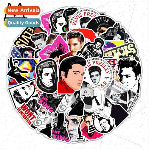 51 singer Elvis graffiti decorative stickers luggage laptop