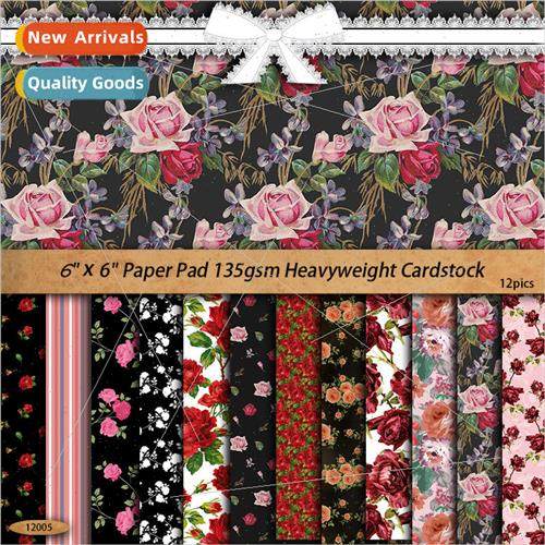 Vegetable paper 12 pcs handbook decorative stickers DIY crus