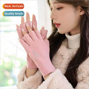 riding warm soft velvet outdoor women gloves new Winter